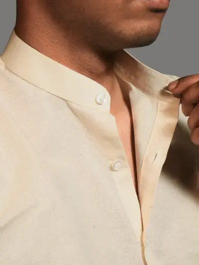 essentials | beige regular fit shirt (copy)