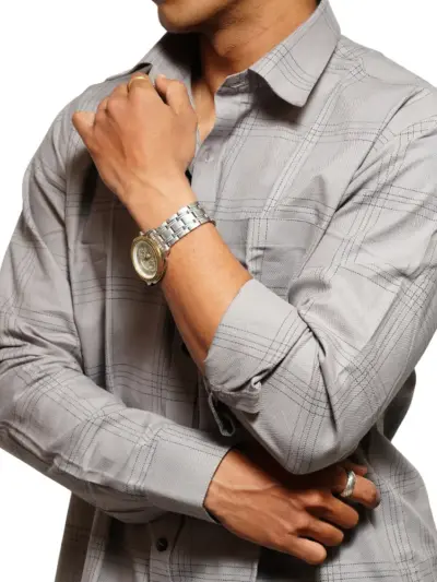 checks & flannels | black checked shirt (copy)