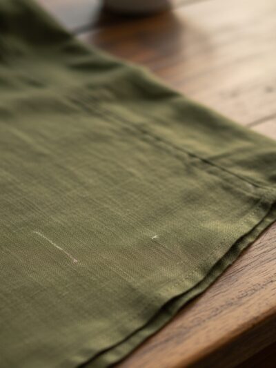 oxy linen | olive green super prime linen shirt