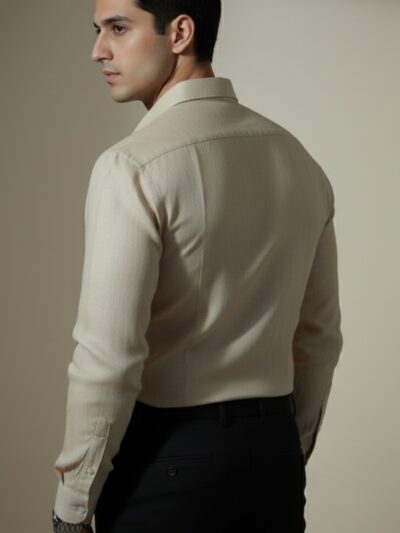 oxy linen | natural beige super prime linen shirt