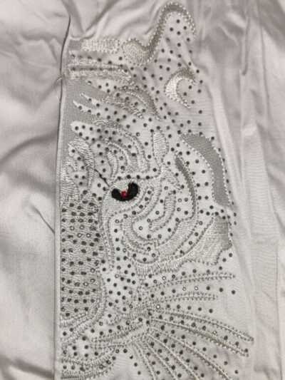 noble stitch | white tiger giza cotton shirt