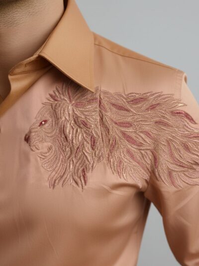 noble stitch | copper lion giza cotton shirt
